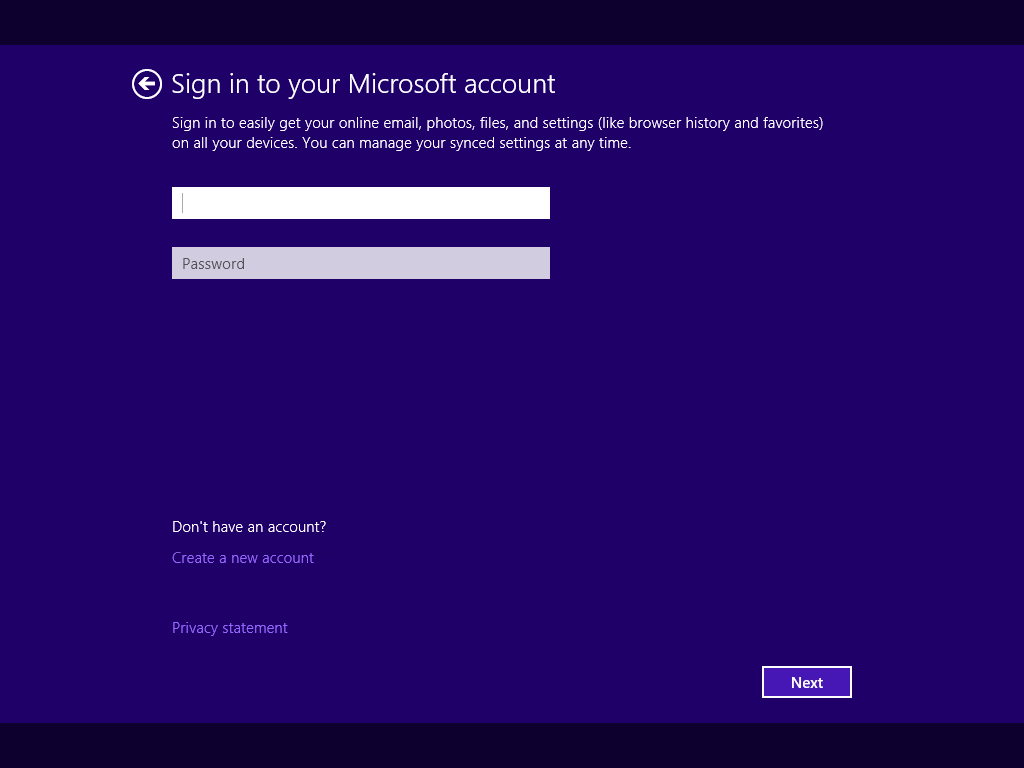 Windows 8.1 Sign In Screen Screenshot of Windows 8.1 Sign In Screen